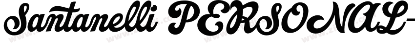 Santanelli PERSONAL字体转换